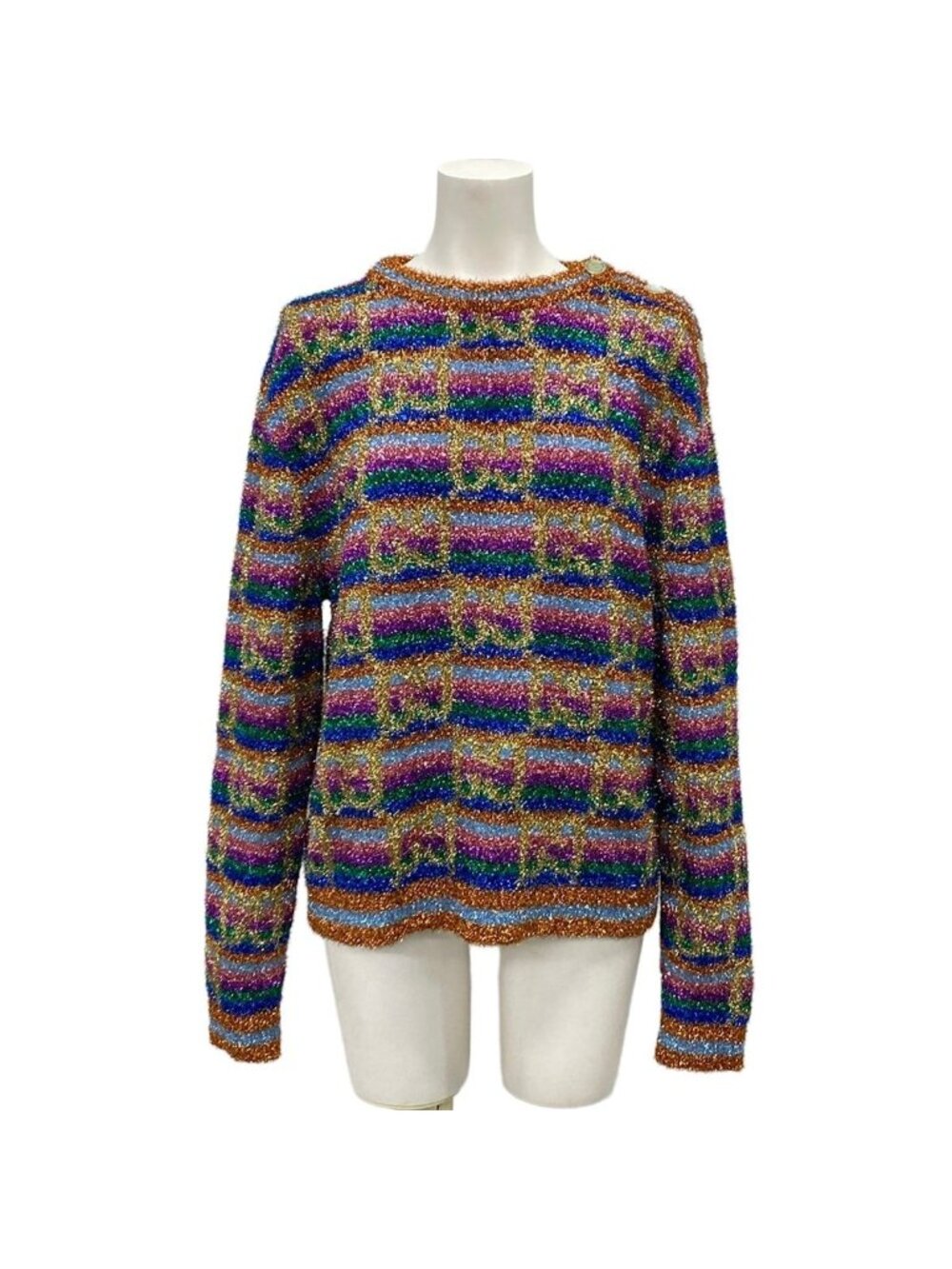 Gucci Long Sleeve Sweater XS Blue